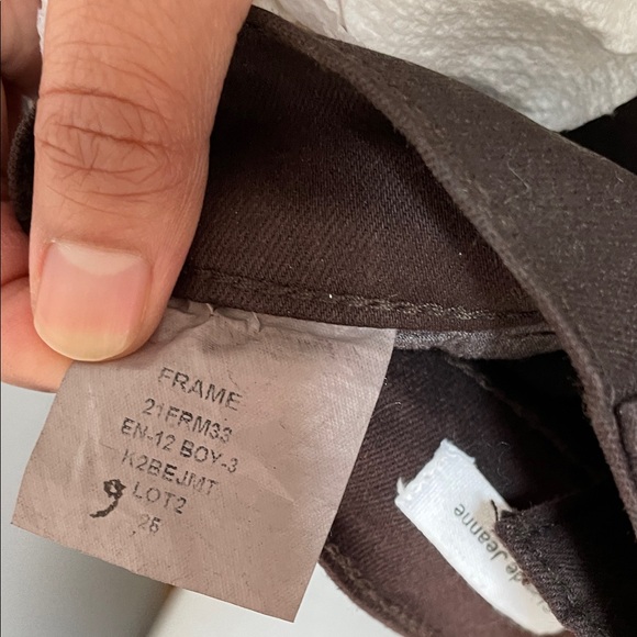 Frame Denim Brown Skinny Pants - Picture 11 of 14